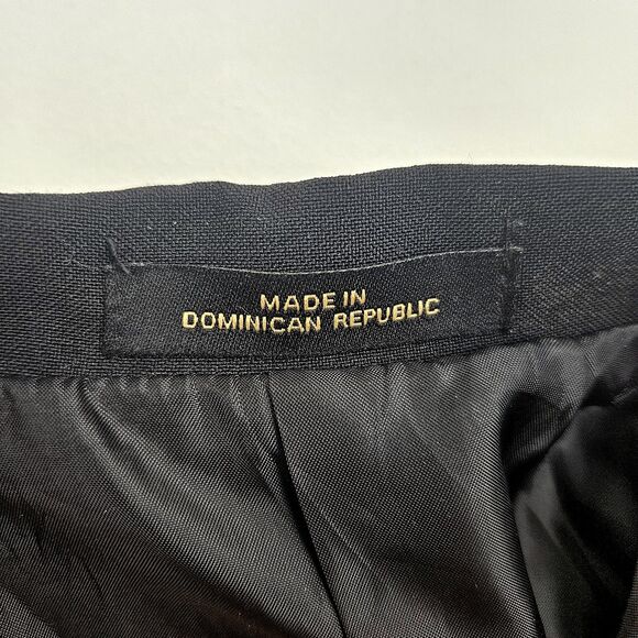 Boys Black Lined Suit Jacket Blazer Size 12 Regular Boy Proof - Picture 6 of 9